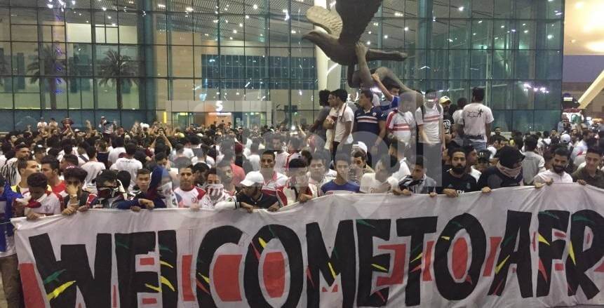 «الزمالك قادم» في ليموزين مطار القاهرة الدولي